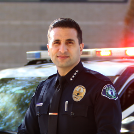 Headshot of Chief Kent Michael, City of Irvine Policy Department