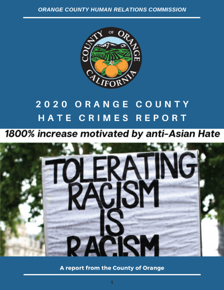 Hate Crime Report 2020 Cover Page